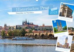Historisches Prag (Wandkalender 2023 DIN A2 quer)