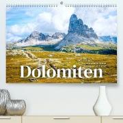 Dolomiten - Die wunderschönen Südalpen in Italien. (Premium, hochwertiger DIN A2 Wandkalender 2023, Kunstdruck in Hochglanz)