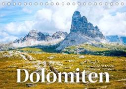 Dolomiten - Die wunderschönen Südalpen in Italien. (Tischkalender 2023 DIN A5 quer)