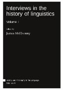 Interviews in the history of linguistics : Volume I