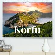 Korfu - Die paradiesische Insel im Mittelmeer. (Premium, hochwertiger DIN A2 Wandkalender 2023, Kunstdruck in Hochglanz)