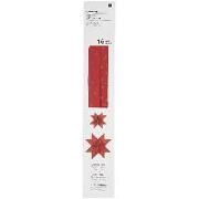 Fröbelsterne, rot, Sterne, 60 Streifen FSC MIX, 120 g/m²