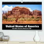 United States of America - Eine Reise durch den Westen der USA (Premium, hochwertiger DIN A2 Wandkalender 2023, Kunstdruck in Hochglanz)