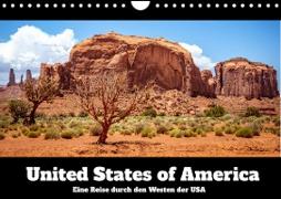United States of America - Eine Reise durch den Westen der USA (Wandkalender 2023 DIN A4 quer)