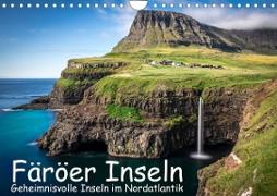 Färöer Inseln - Geheimnisvolle Inseln im Nordatlantik (Wandkalender 2023 DIN A4 quer)