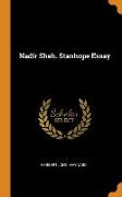 Nadir Shah. Stanhope Essay
