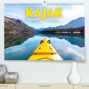 Kajak - Ruhige Gewässer (Premium, hochwertiger DIN A2 Wandkalender 2023, Kunstdruck in Hochglanz)