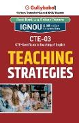 CTE-03 Teaching Strategies