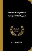 Technical Exposition: A Textbook on the Application of Exposition to Technical Writing