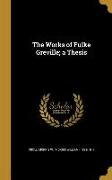 The Works of Fulke Greville, a Thesis