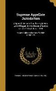 Supreme Appellate Jurisdiction: A Speech Delivered by the Right Hon. Lord O'Hagan, in the House of Lords, on the 11th of June, 1874, Volume Talbot col