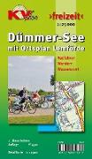 Dümmer See mit Lemförde, KVplan, Radkarte/Wanderkarte/Stadtplan, 1:25.000 / 1:12.500