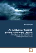 An Analysis of Subject-Before-Finite-Verb Clauses