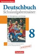 Deutschbuch Gymnasium, Bayern, 8. Jahrgangsstufe, Schulaufgabentrainer mit Lösungen