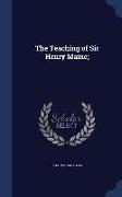 The Teaching of Sir Henry Maine