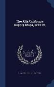 The Alta California Supply Ships, 1773-76