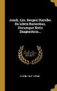 Joach. Ern. Bergeri Diatribe, De Libris Rarioribus, Horumque Notis Diagnosticis