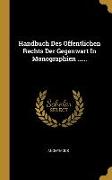 Handbuch Des Offentlichen Rechts Der Gegenwart In Monographien
