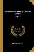 Columbia University Oriental Studies, Volume 11
