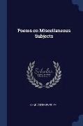 Poems on Miscellaneous Subjects