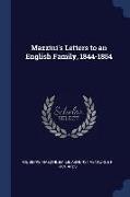 Mazzini's Letters to an English Family, 1844-1854