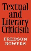 Textual and Literary Criticism