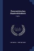 Österreichisches Staatswörterbuch, Volume 1