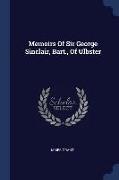 Memoirs of Sir George Sinclair, Bart., of Ulbster