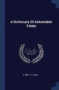 A Dictionary of Automobile Terms