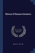 History Of Roman Literature