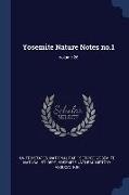 Yosemite Nature Notes no.1, Volume 26