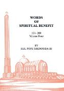 Words of Spiritual Benefit Volume 4