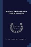Notes on Abbreviations in Greek Manuscripts