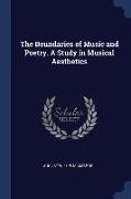 The Boundaries of Music and Poetry. A Study in Musical Aesthetics