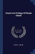 Check List Of Maps Of Rhode Island