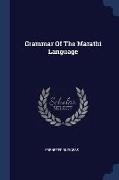 Grammar Of The Marathi Language