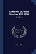 Matchett's Baltimore Directory (1833-1834): 1833-1834