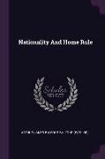 Nationality and Home Rule