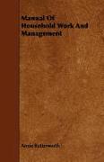 Manual of Household Work and Management