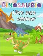 Dinosaurio libro para colorear: Un libro para colorear con animales prehistóricos en escenas - Para niños de 3 a 10 años (Versión en español)