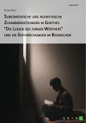 Substantivische und adjektivische Zusammensetzungen in Goethes "Die Leiden des jungen Werthers" und die Entsprechungen im Bosnischen