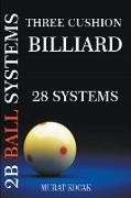 Three Cushion Billiard 2B Ball Systems - 28 Systems