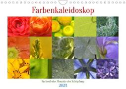 Farbenkaleidoskop (Wandkalender 2023 DIN A4 quer)