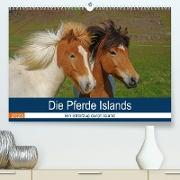 Die Pferde Islands - Ein Streifzug durch Island (Premium, hochwertiger DIN A2 Wandkalender 2023, Kunstdruck in Hochglanz)