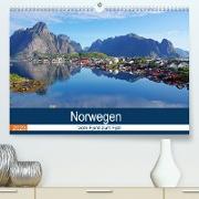 Norwegen 2023 - vom Fjord zum Fjell (Premium, hochwertiger DIN A2 Wandkalender 2023, Kunstdruck in Hochglanz)