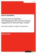 Zeitenwende im deutschen Sahel-Engagement. Wie sich das deutsche Engagement in Mali und Niger wandelt