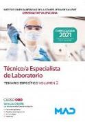 Técnico-a especialista de laboratorio de las instituciones sanitarias de la Conselleria de Sanitat de la Generalitat Valenciana : temario específico