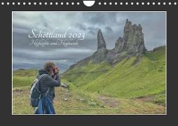 Schottland 2023 Highlights und Highlands (Wandkalender 2023 DIN A4 quer)