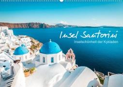 Insel Santorini - Inselschönheit der Kykladen (Wandkalender 2023 DIN A2 quer)