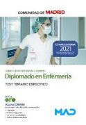 Diplomado en enfermería, grupo II de personal laboral, de la Comunidad de Madrid, test del temario específico